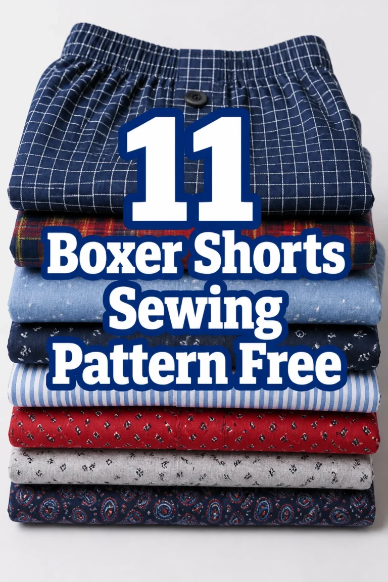 11 Boxer Shorts Sewing Pattern Free