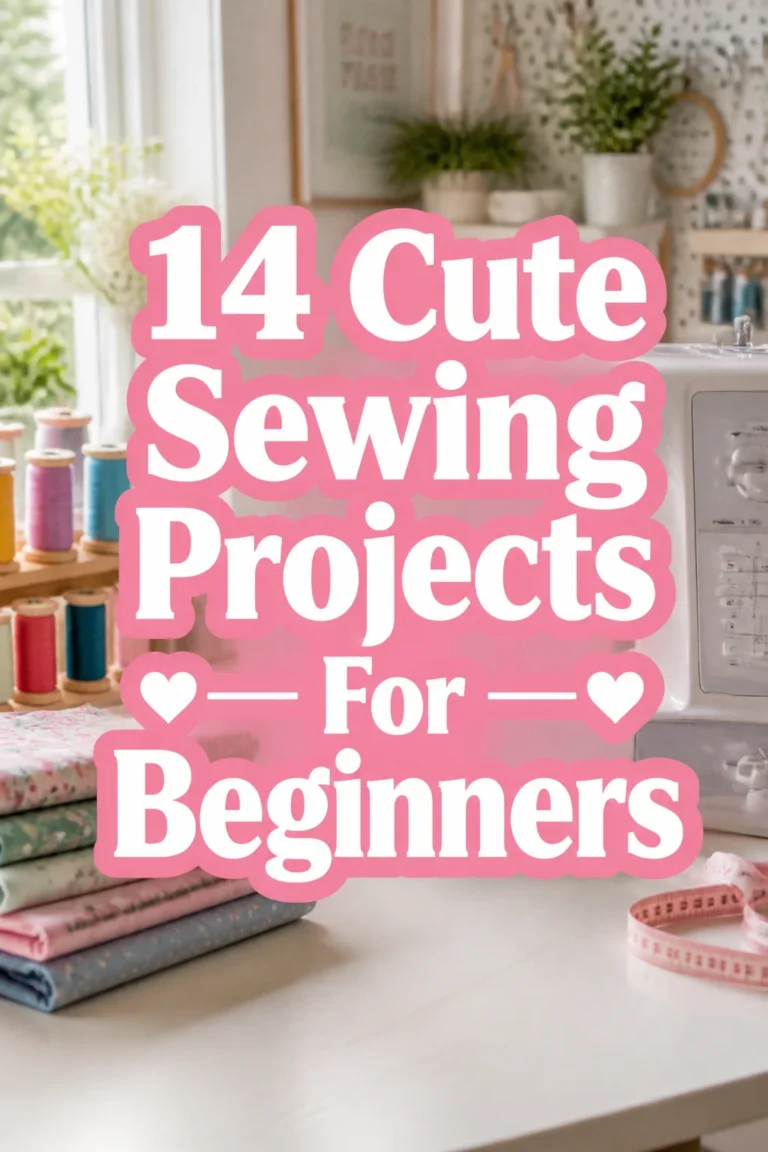 14 Cute Sewing Projects For Beginners