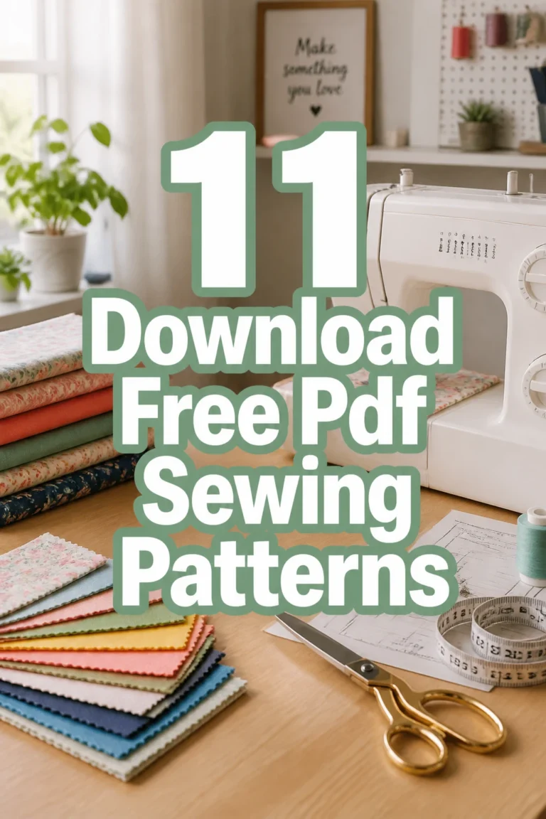 11 Download Free Pdf Sewing Patterns