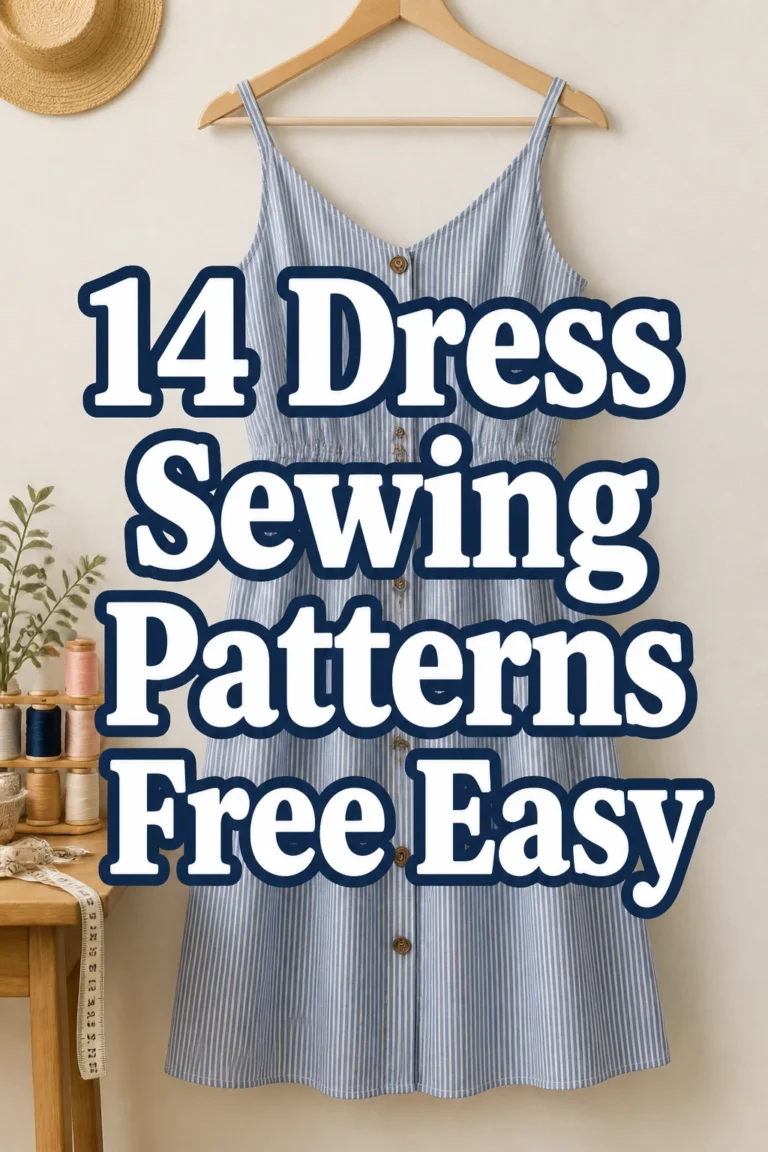 14 Dress Sewing Patterns Free Easy