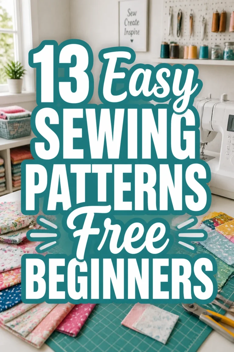 13 Easy Sewing Patterns Free Beginners