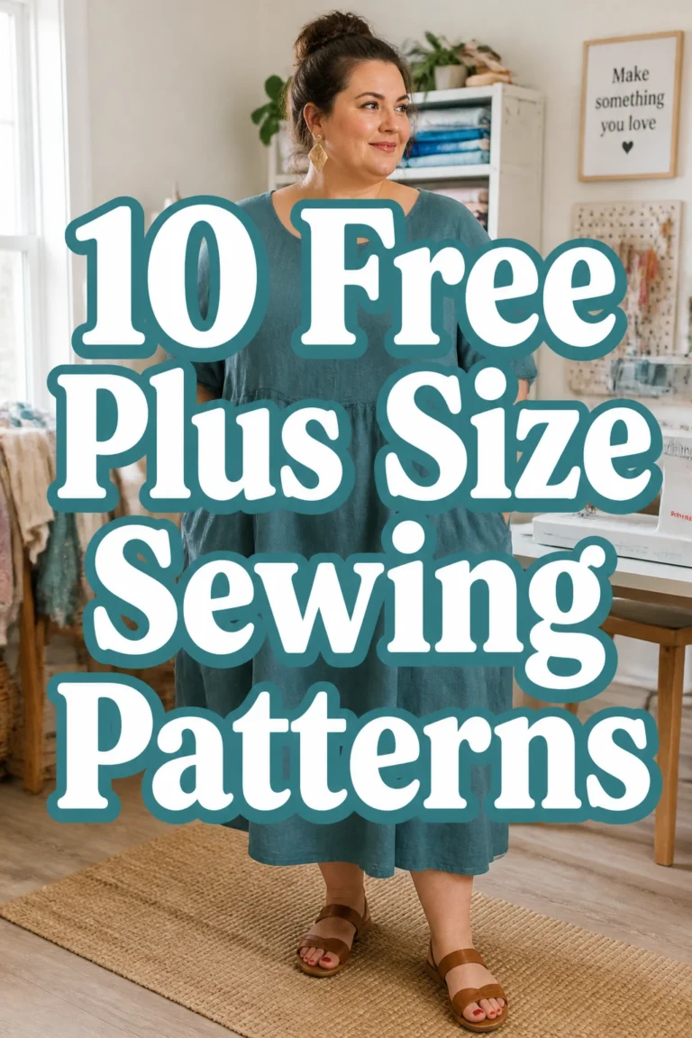 10 Free Plus Size Sewing Patterns