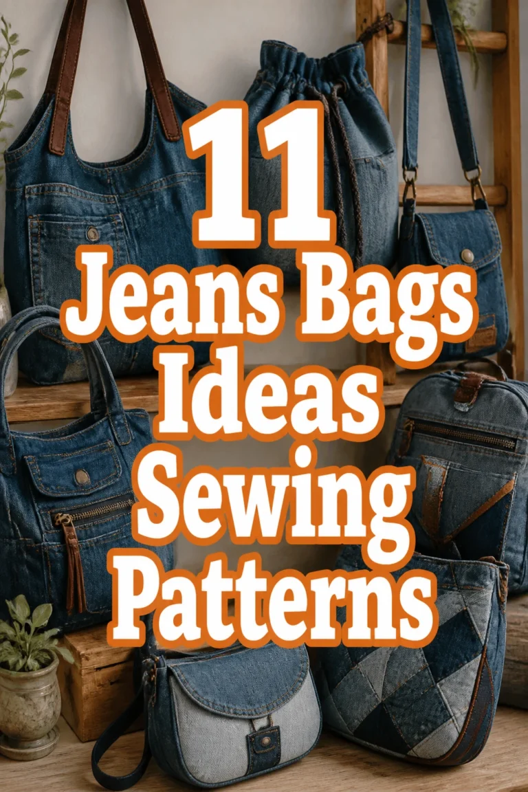 11 Jeans Bags Ideas Sewing Patterns