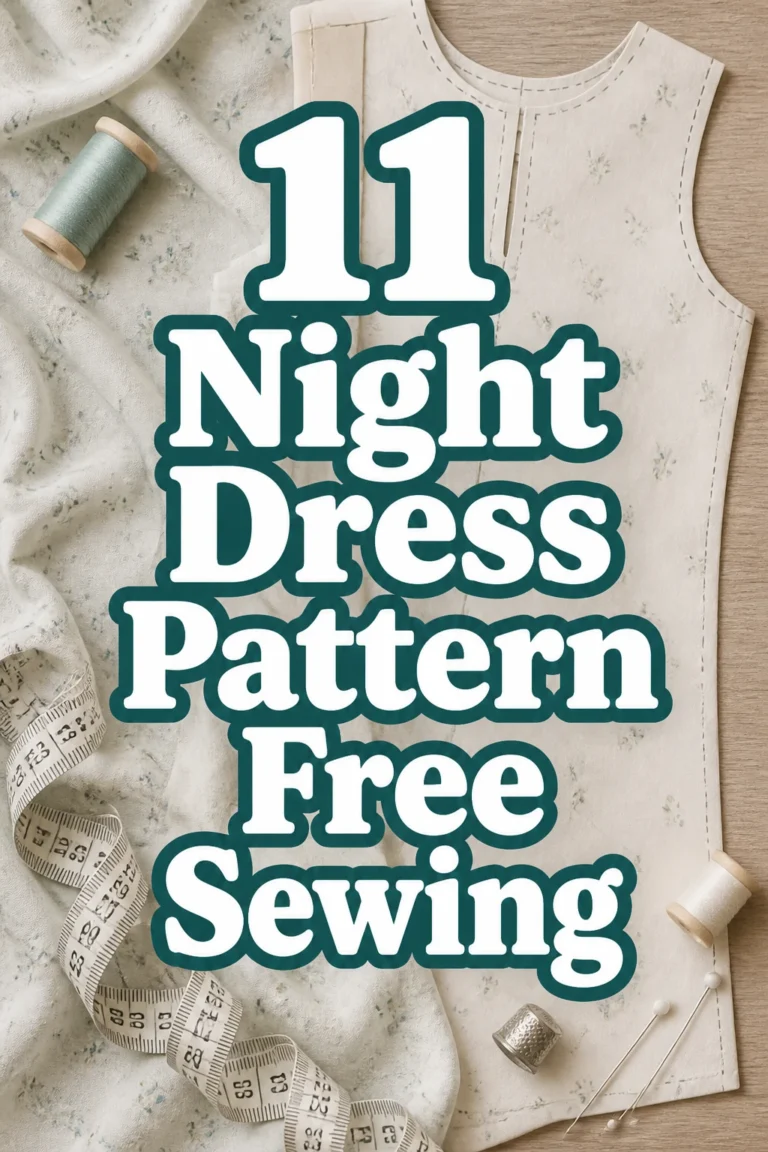 11 Night Dress Pattern Free Sewing