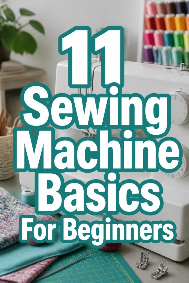11 Sewing Machine Basics For Beginners