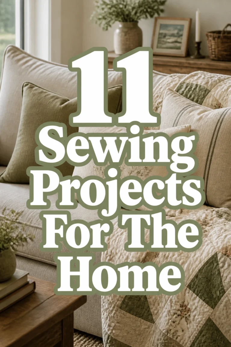 11 Sewing Projects For The Home
