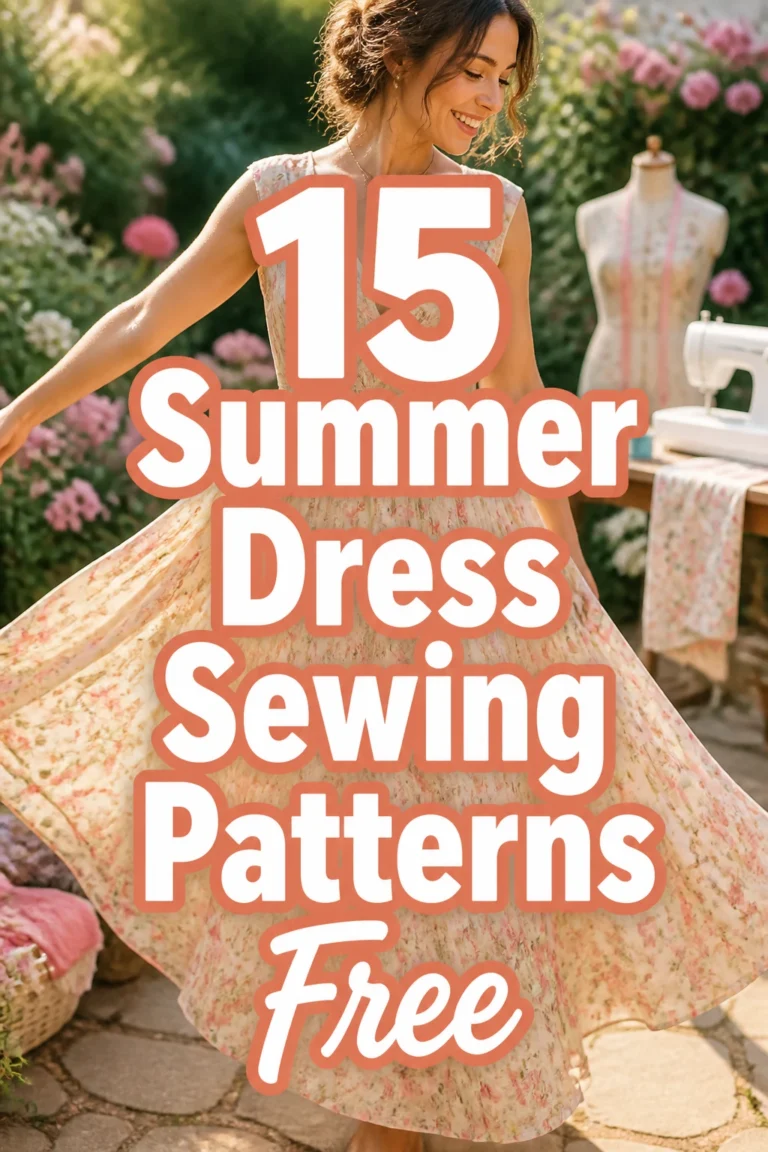 15 Summer Dress Sewing Patterns Free