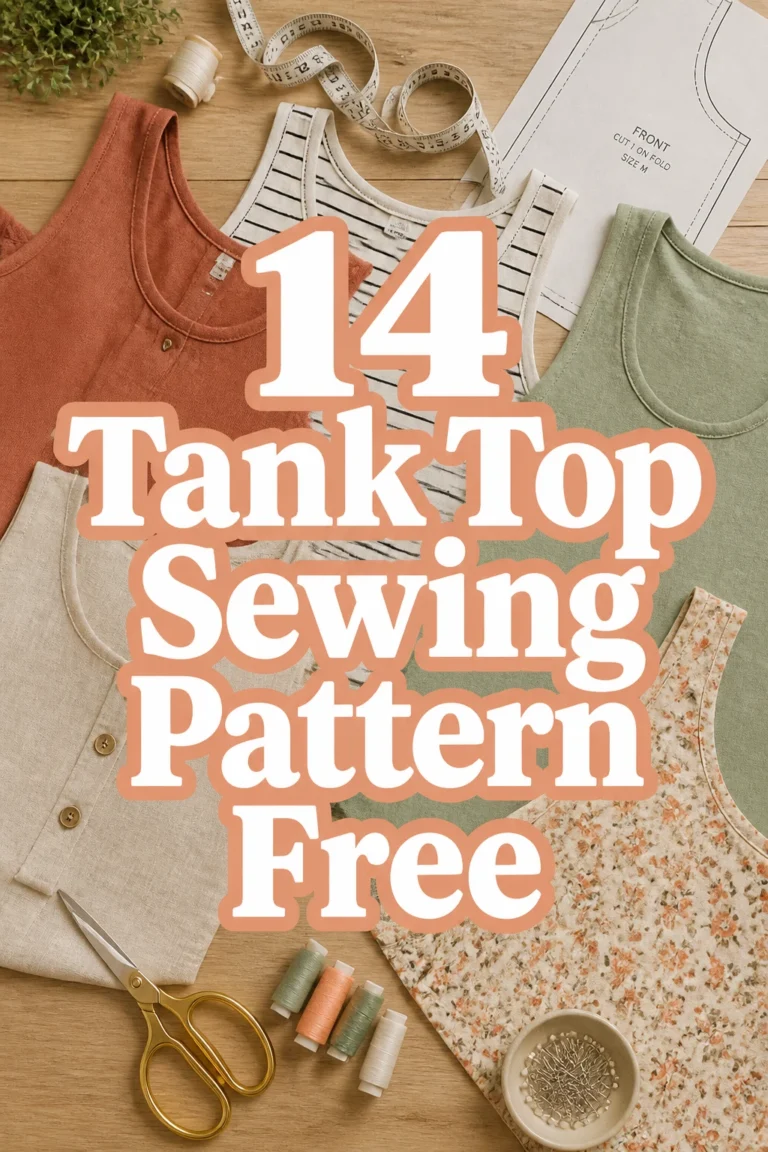 14 Tank Top Sewing Pattern Free