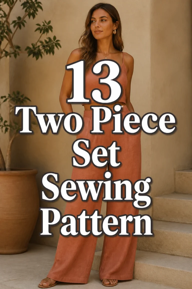 13 Two Piece Set Sewing Pattern